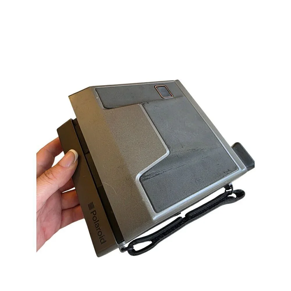 Polaroid Spectra System Vintage Instant Film Camera Quintic Lens Grey‎ Flash F3